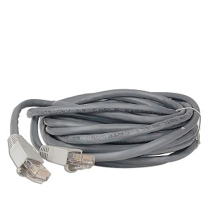 15' Category 5e Ethernet Patch Cable (Gray) - Click Image to Close